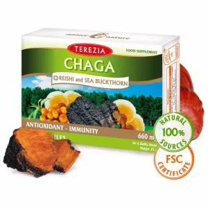 CHAGA + REISHI and BUCKTHORN (60 kapsulas)