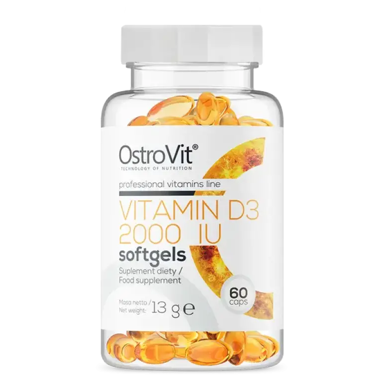 Vitamīns D3 2000IU (60 kapsulas)