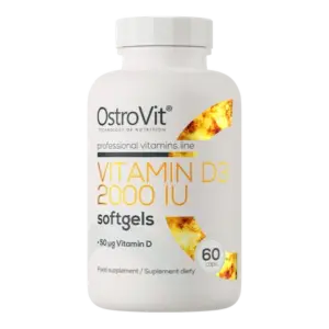 Vitamīns D3 2000IU (60 kapsulas)