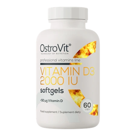 Vitamīns D3 2000IU (60 kapsulas)