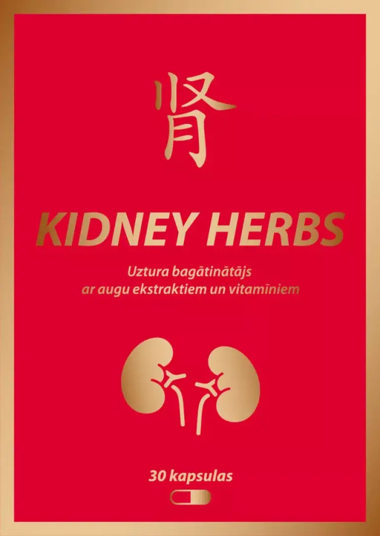 Nieru veselībai / Kidney Herbs (30 kapsulas)