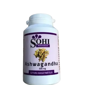 Ashwagandha / Ašvaganda 500mg (60 kapsulas)