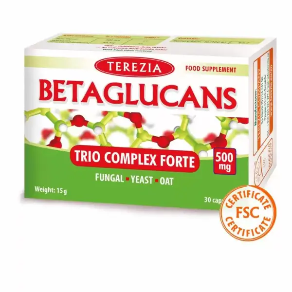 Beta glikāni / Betaglucans Trio Complex Forte (30 kapsulas)