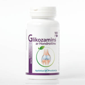Glikozamīns ar hondroitīnu (100 kapsulas)