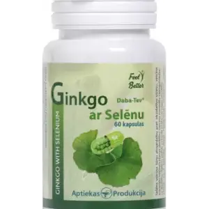 Ginkgo ar selēnu (60 kapsulas)
