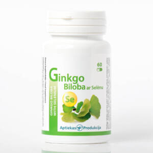 Ginkgo ar selēnu (60 kapsulas)