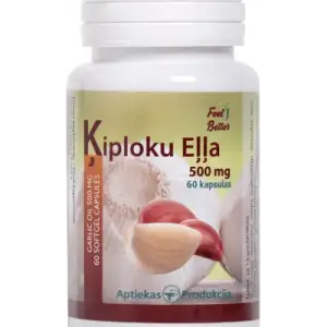 Ķiploku eļļa 500 mg (60 kapsulas)