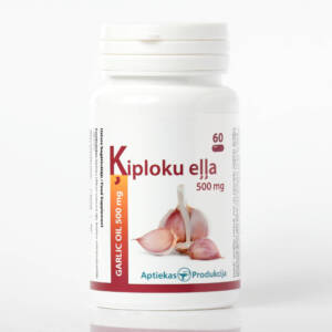 Ķiploku eļļa 500 mg (60 kapsulas)