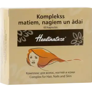 HEALINATURE Komplekss matiem, nagiem un ādai (60 kapsulas)