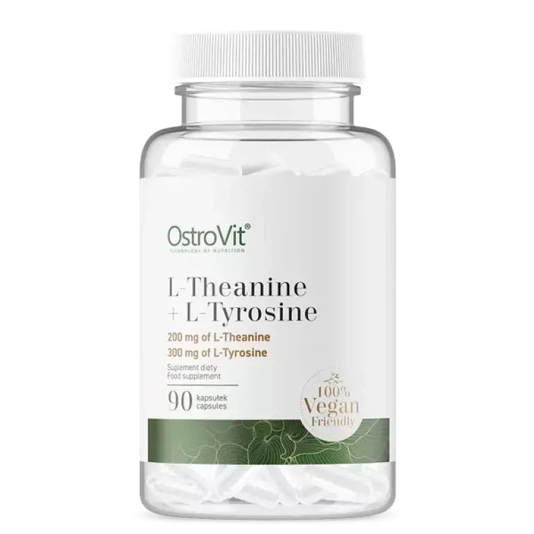 L-Teanīns + L-Tirozīns / L-theanine + L-tyrosine (90 kapsulas)