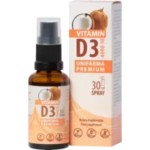 Vitamīns D3 4000IU UNIFARMA PREMIUM SPRAY (30ml)