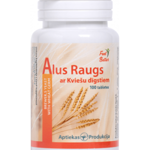 Alus raugs ar kviešu dīgstiem (100 tabletes)