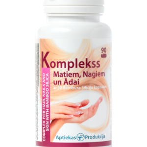 Komplekss matiem, nagiem un ādai (90 kapsulas)