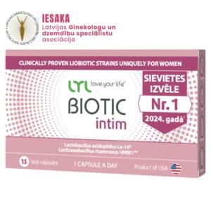 Sievietes intīmajai veselībai / LYL INTIM Biotic (15 kapsulas)