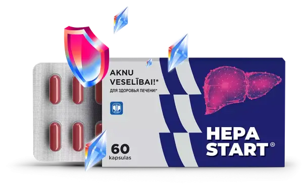 Aknu veselībai / Hepa Start (1+1 Dāvanā)