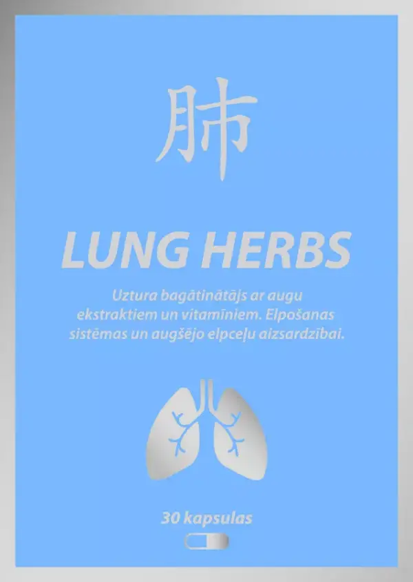 Elpceļu veselībai / Lung Herbs (30 kapsulas)