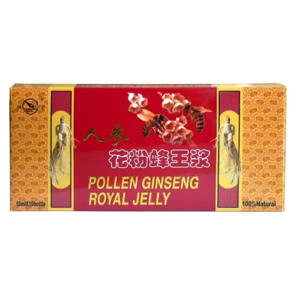 Žeņšeņs / Pollen Ginseng Royal Jelly (10x10ml)