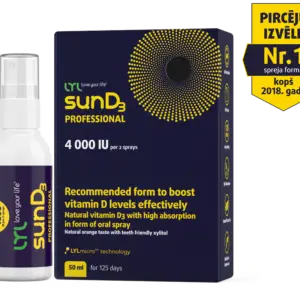 Vitamīns D3 / LYL SunD3 4000IU (50ml)