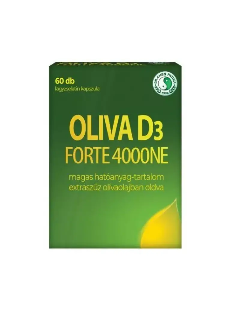 D3 vitamīns / Oliva D3 Forte (60 kapsulas)
