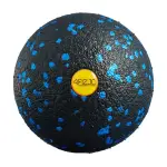 Masāžas bumba 12 cm - Melna/Zila, 12 cm