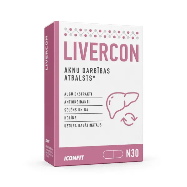 Aknu veselībai / Livercon (30 kapsulas)