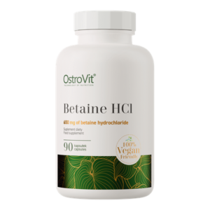 Betaīna hidrohlorīds / Betaine HCL (90 kapsulas)