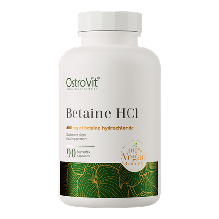 Betaīna hidrohlorīds / Betaine HCL (90 kapsulas)