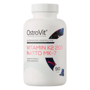 K2 vitamīns / Vitamin K2 200 NATTO MK-7 (90 tabletes)