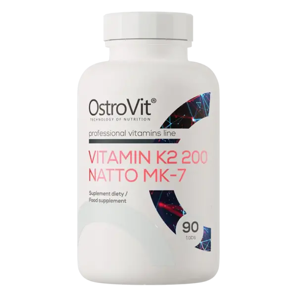 K2 vitamīns / Vitamin K2 200 NATTO MK-7 (90 tabletes)