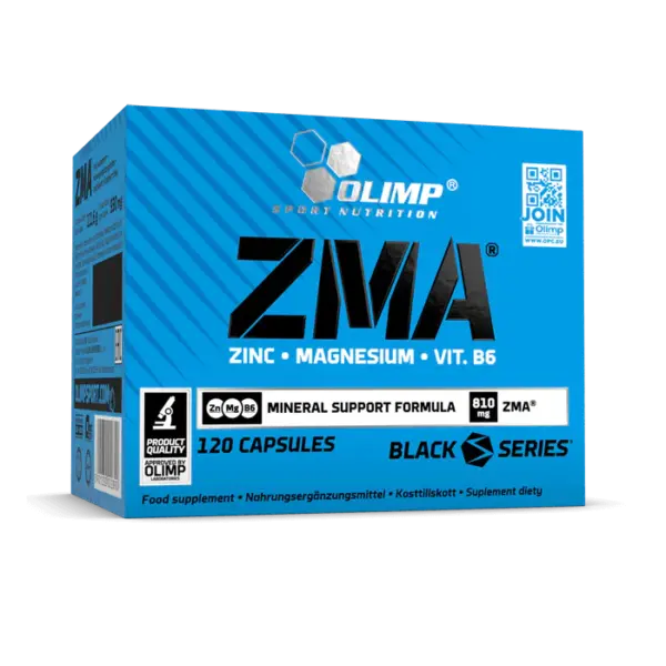 Cinks, magnijs, B6 / ZMA (120 kapsulas)