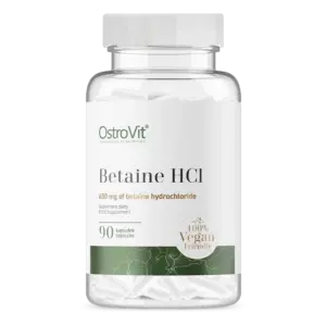 Betaīna hidrohlorīds / Betaine HCL (90 kapsulas)