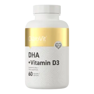 Zivju eļļa / DHA + Vitamin D3 (60 kapsulas)