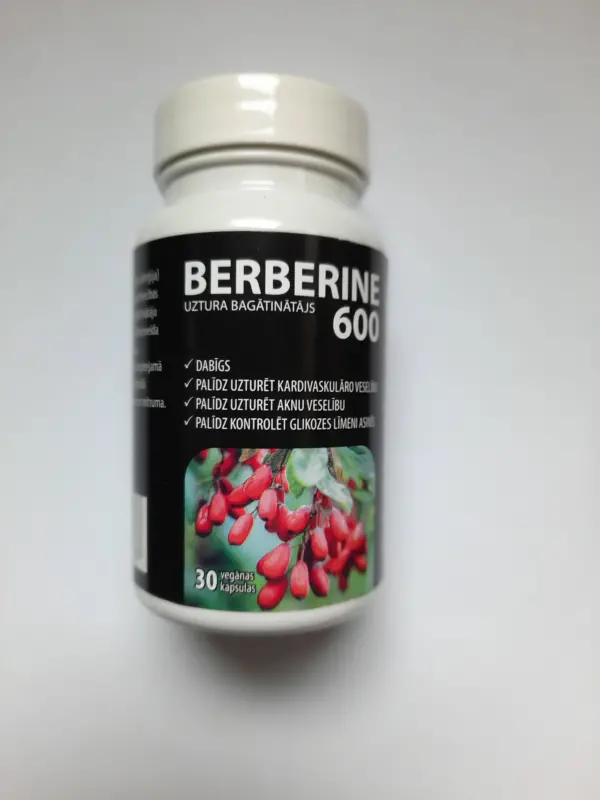 Berberīns / Berberine 600mg (30 kapsulas)
