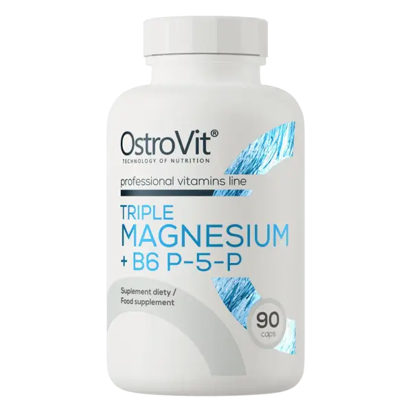 Magnijs / Triple Magnesium + B6 P-5-P (90 kapsulas)