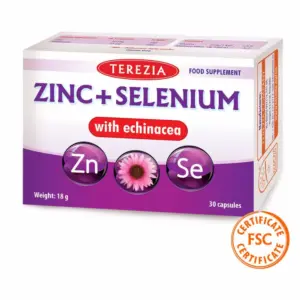 Cinks, selēns / Zinc + Selenium + Echinacea (30 kapsulas)