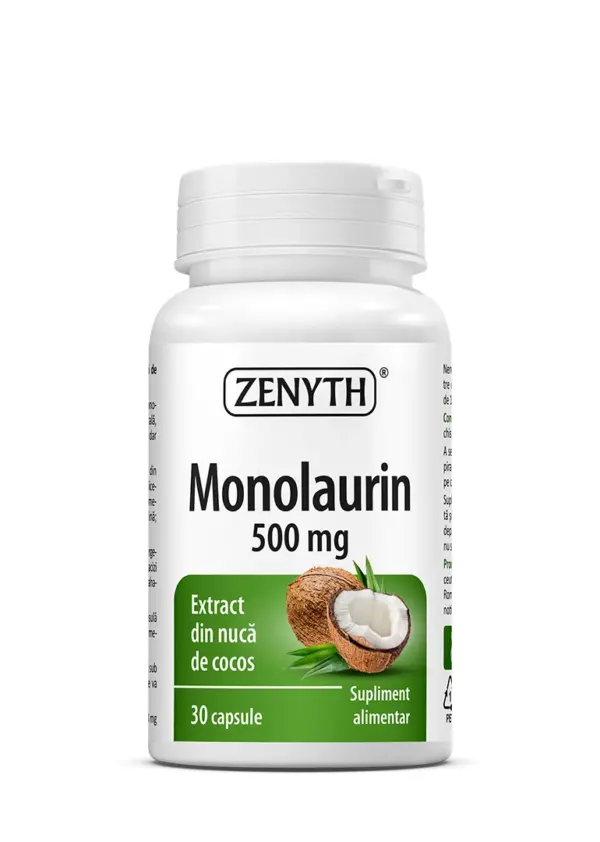 Monolaurīns / monolaurin 500mg (30 kapsulas)
