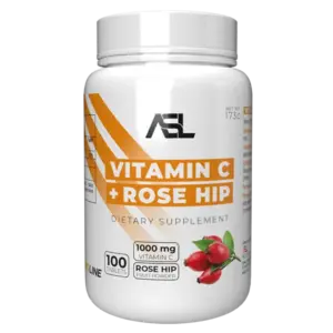 C vitamīns ar Mežrozītēm / Vitamin C + Rose Hip (100 tabletes)