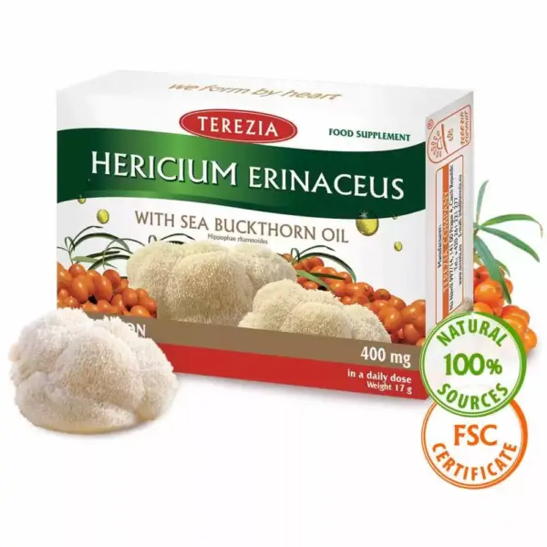 Lion's mane / Hericium Erinaceus (60 kapsulas)