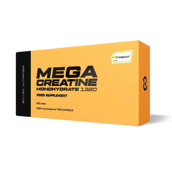 Kreatīns / MEGA Creatine Monohydrate 1320 CREAPURE (120 kapsulas)