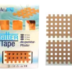 Teipi / CrossTape / Gitter Tape (1 plāksnīte) - C tipa 2 teipi (45x52mm), Gaiši brūna