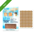 Teipi / CrossTape / Gitter Tape (1 plāksnīte) - XXL 1 teips (92x69mm), Gaiši brūna