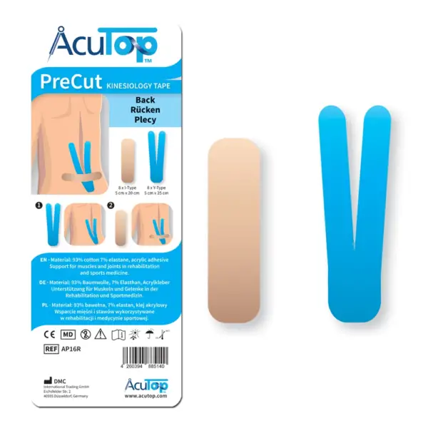 Teips mugurai / PreCut Back