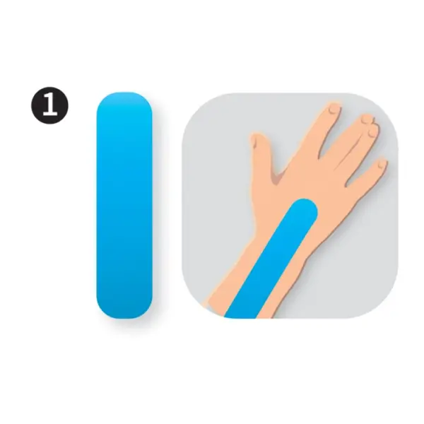 Teips plaukstas locītavai / PreCut Wrist - Image 2