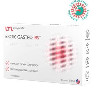 Probiotiskās baktērijas / BIOTIC GASTRO IBS™ (30 kapsulas)