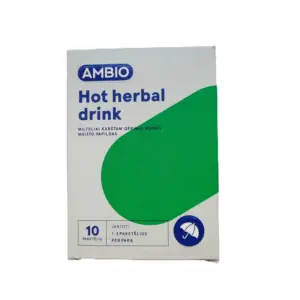 Karstā dzēriena pagatavošanai / Ambio Hot herbal drink (10 paciņas)