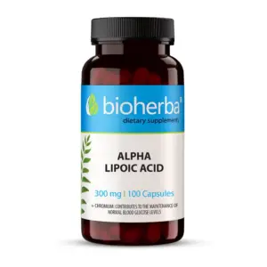 Alfa Liposkābe / Alpha Lipoic Acid 300 mg (100 kapsulas)