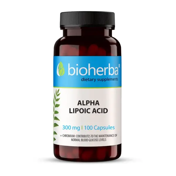 Alfa Liposkābe / Alpha Lipoic Acid 300 mg (100 kapsulas)
