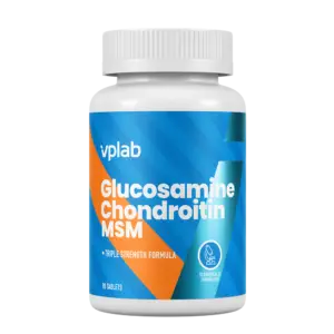Glikozamīns / Glucosamine & Chondroitin + MSM (90 tabletes)