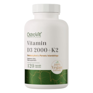 Vitamīns D3 2000 + K2 (120 kapsulas)