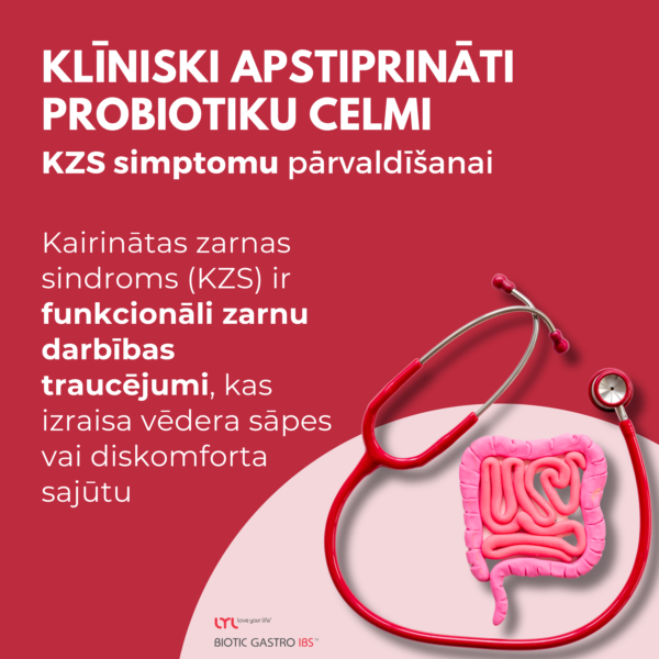 Probiotiskās baktērijas / BIOTIC GASTRO IBS™ (30 kapsulas) - Image 2